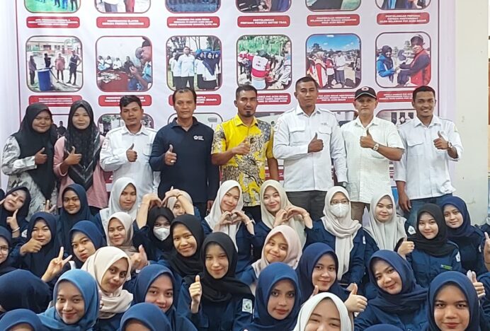 Plt Ketua PMI Aceh Besar Ansari Muhammad Sambut 106 Mahasiswa Praktek Belajar