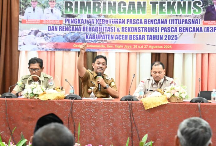 Wabup Aceh Besar: Jitupasna Program Hasil Pertemuan Bupati dengan Kepala BNPB Pusat