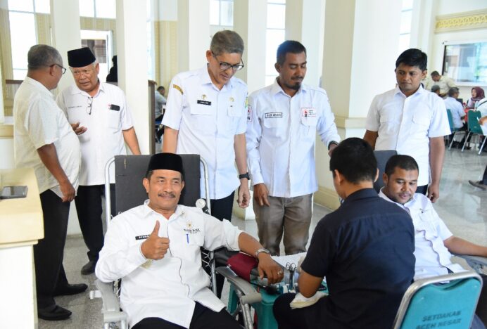 Wabup Syukri Ajak ASN Aceh Besar Rutin Donor Darah