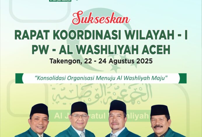 Al Washliyah Aceh Gelar Rakorwil di Takengon, Angkat Tema Konsolidasi Menuju Organisasi Maju
