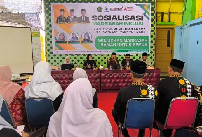 Kemenag Aceh Timur Dorong Madrasah Ramah untuk Semua Lewat Sosialisasi Inklusi