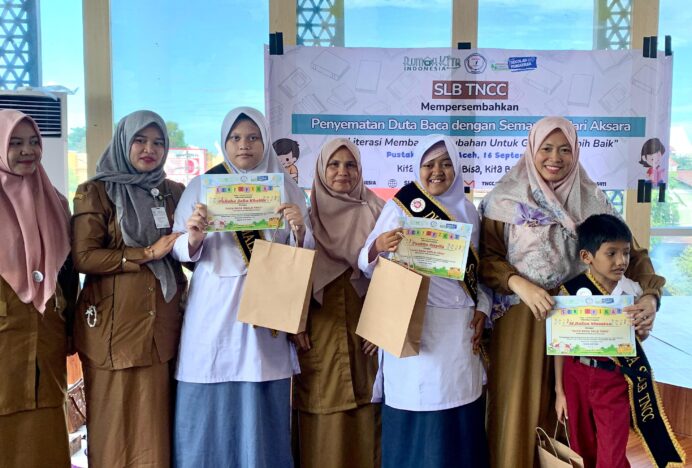 SLB TNCC Lantik Duta Baca dengan Semangat Hari Aksara