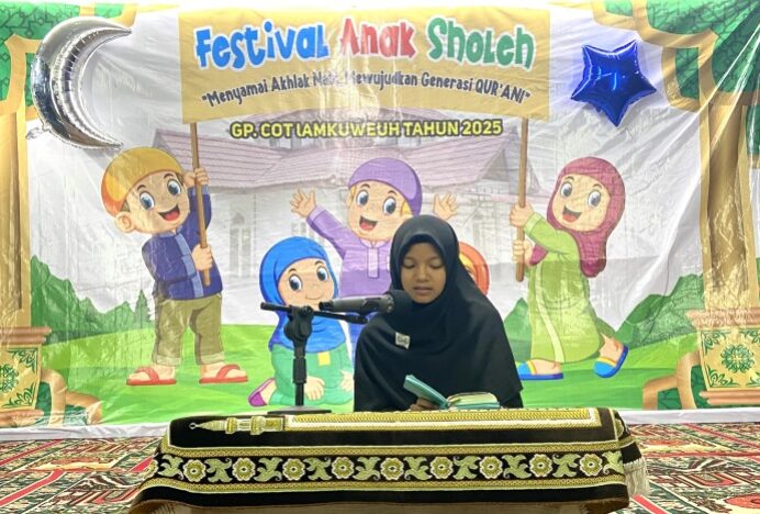 Sambut Maulid Nabi Muhammad SAW, Cot Lamkuweuh Gelar Festival Anak Saleh