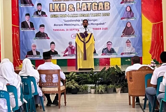 MAN 4 Aceh Besar Gelar Pembukaan LKD dan Latgab di Aula Terpadu Tungkop