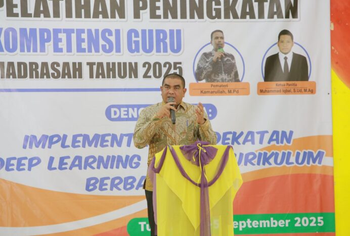 Pelatihan Peningkatan Kompetensi Guru, KKG Gugus V Darussalam Dorong Penerapan ‘Deep Learning’