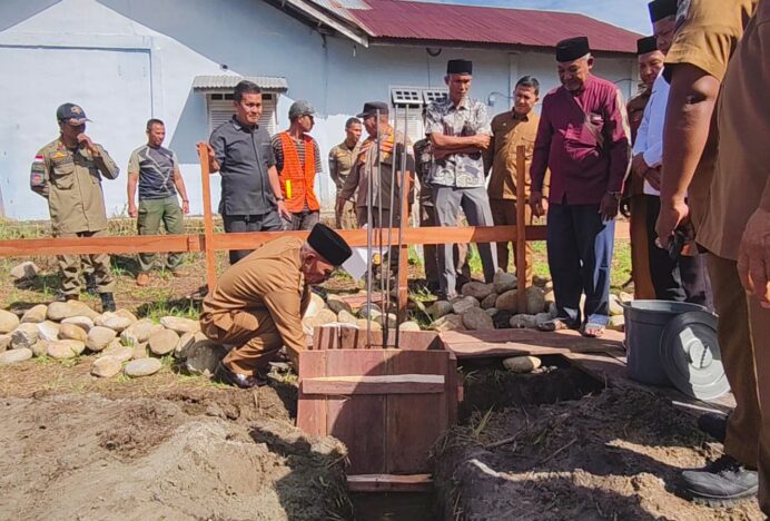 Wakil Bupati Aceh Singkil Lakukan Peletakan Batu Pertama Pembangunan Kantor FKUB Aceh Singkil Tahun 2025