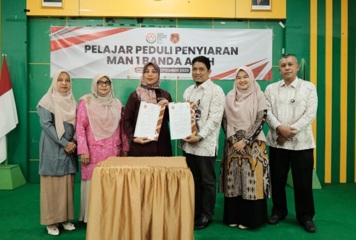 KPI Aceh Gelar Literasi Media di MAN 1 Banda Aceh
