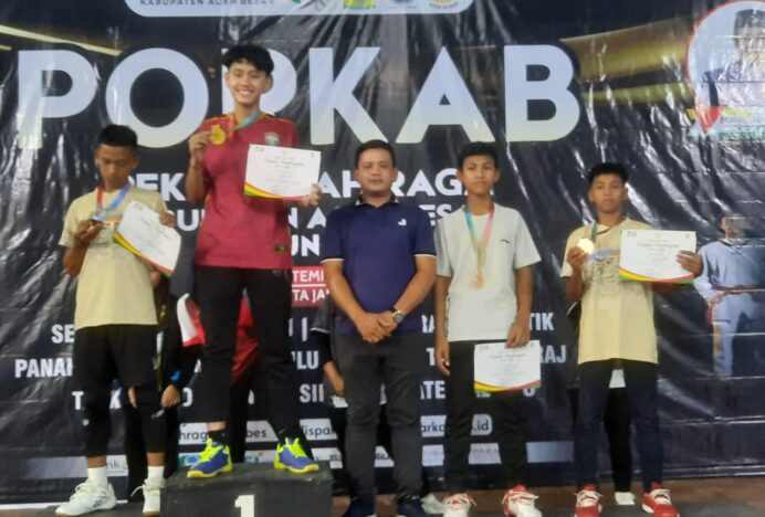 Darul Imarah Pimpin Sementara Perolehan Medali PORKAB 2025