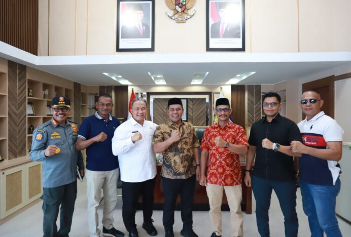 Bupati Aceh Besar Terima Kunjungan Pejabat Kemendagri terkait Pemantauan Siskamling