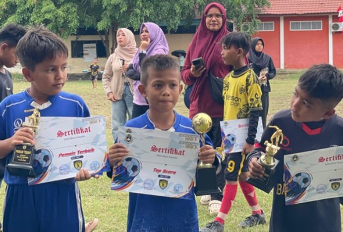 Laga Silaturrahmi SSB Putra IMKA U-7/8 dan U-9 Berjalan Sukses