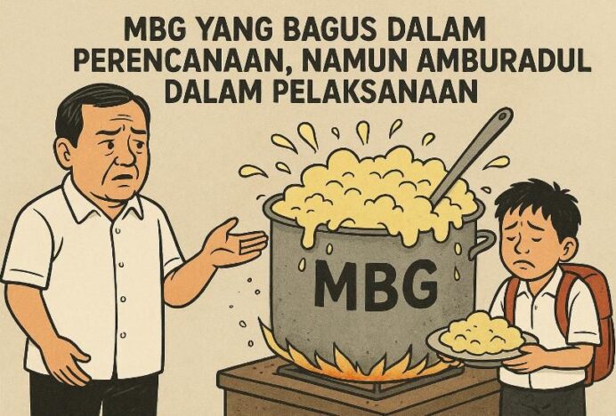 MBG yang Bagus dalam Perencanaan, Namun Amburadul dalam Pelaksanaan