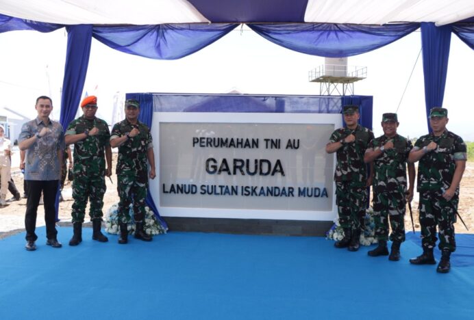 Kasau Kunjungi Lanud SIM, Resmikan Rumah Dinas dan Apresiasi Kinerja Satuan