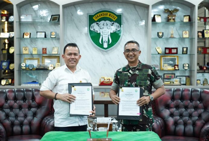 Pangdam IM Bahas Kerja Sama Pengelolaan Sumber Daya Air dengan BWS Sumatra I