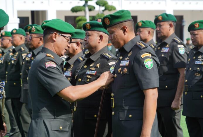 Pangdam Mayjen Joko Hadi Susilo Pimpin Sertijab Pejabat Kodam IM