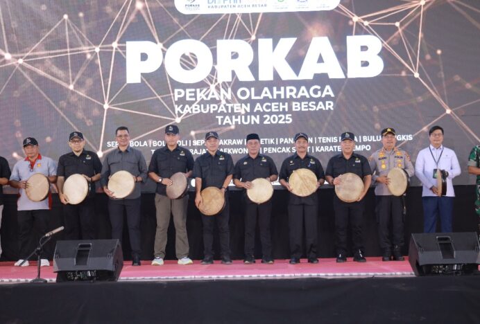 Bupati Aceh Besar Resmi Buka PORKAB 2025