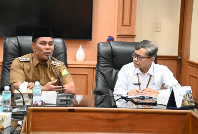 Kunjungi BPKP Aceh, Bupati Syech Muharram Ingin Perkuat Pengawasan Pembangunan di Aceh Besar