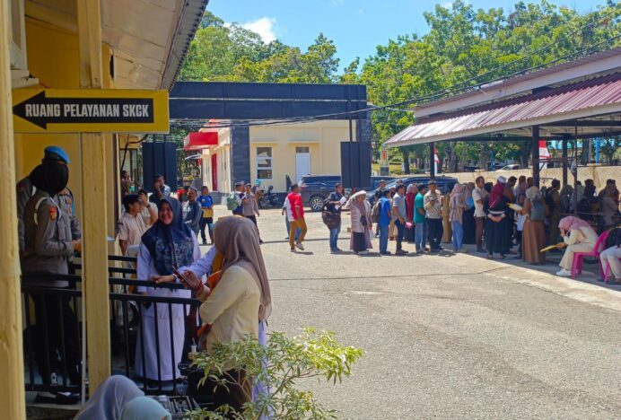 Pemohon SKCK Membludak, Polres Aceh Besar Beri Layanan Ekstra