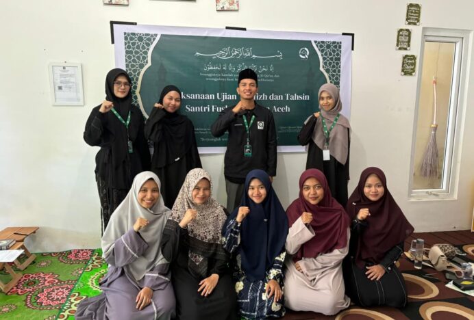 Ujian Tasmi’ dan Tahfizh Santri Fushulul Quran Aceh Berjalan Lancar