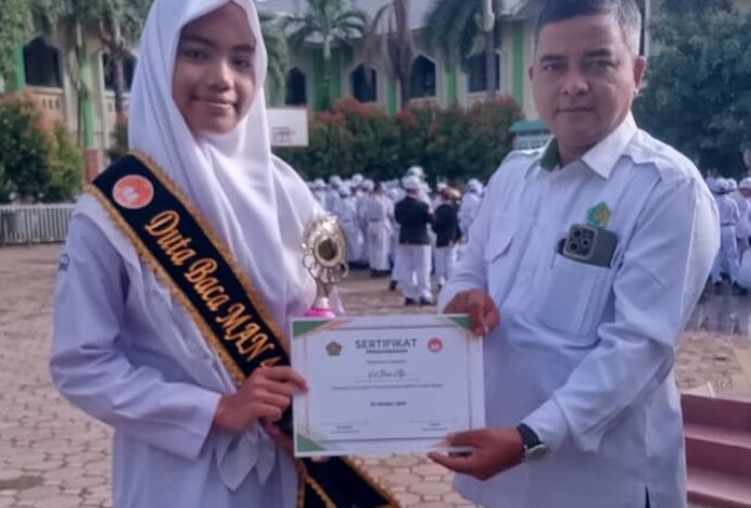 Pengukuhan Duta Baca MAN 4 Aceh Besar, Wujud Nyata Semangat Literasi Siswa
