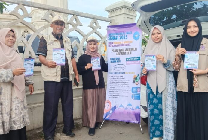 Gelar Monitoring Di Pasar Lambaro, Kemenag Aceh Besar Imbau UMK Miliki Sertifikat Halal