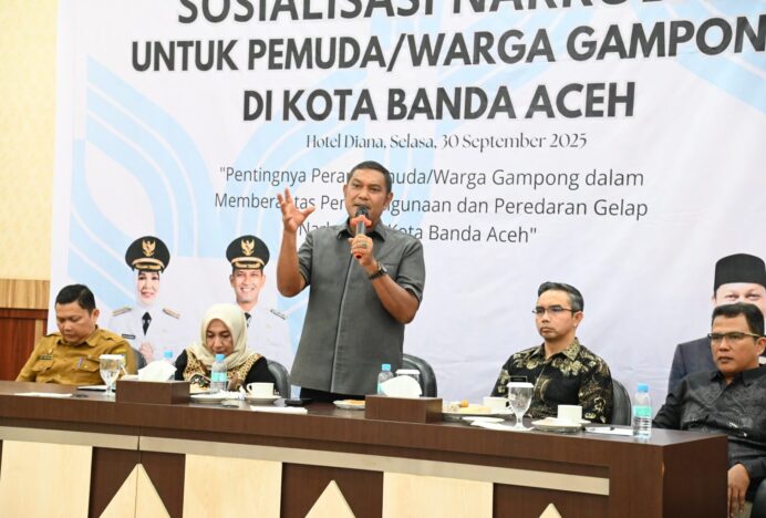 Ketua Fraksi Gerindra DPRK Banda Aceh Ramza Harli Harapkan Pemuda Kota Terhindar Pengaruh Narkoba