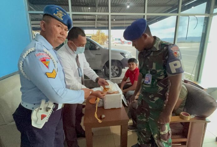 Personel Lanud SIM dan Avsec Gagalkan Penyelundupan Narkoba di Bandara SIM