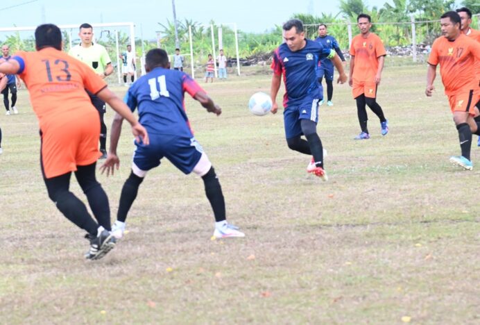 Gol Tunggal Antar DPRK Aceh Besar ke Semifinal Sepakbola Eksekutif HUT ke-13 Pos Aceh