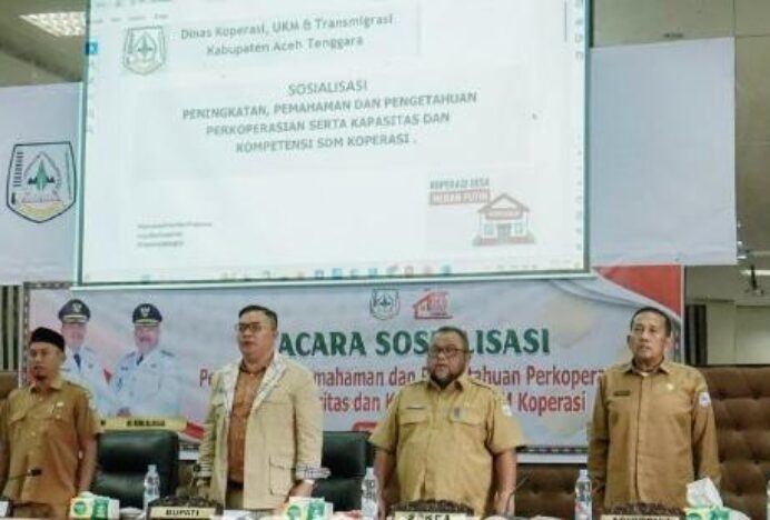 Bupati Fakhry Buka Sosialisasi Koperasi Merah Putih Syariah di Aceh Tenggara