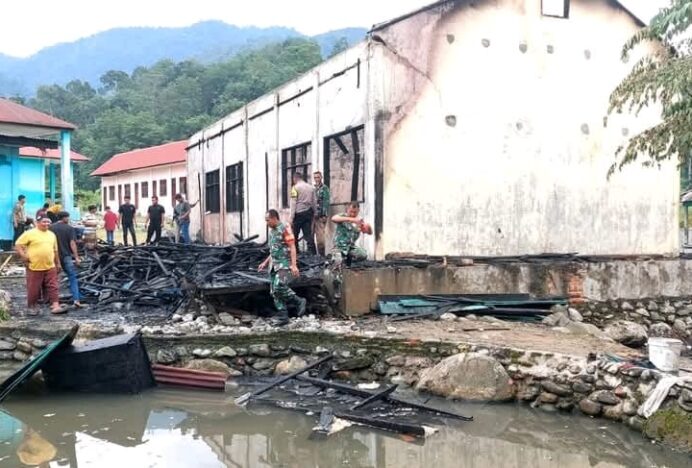 Dayah Badrul Ulum Lawe Penanggalan Terbakar Saat Hari Santri Nasional