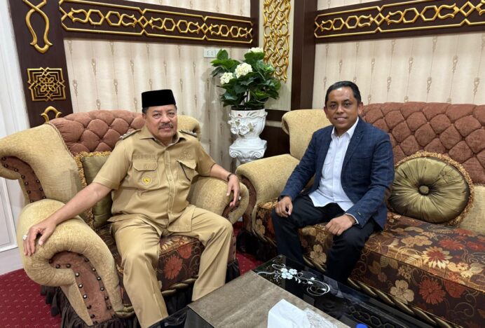 Perkuat Sinergi P4GN, Plt Kepala BNNP Aceh Silaturahmi dengan Bupati Nagan Raya