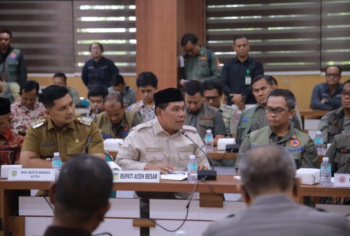 Bupati Syech Muharram Harap Dukungan BNPB Atasi Kerentanan Bencana dan Krisis Air di Aceh Besar