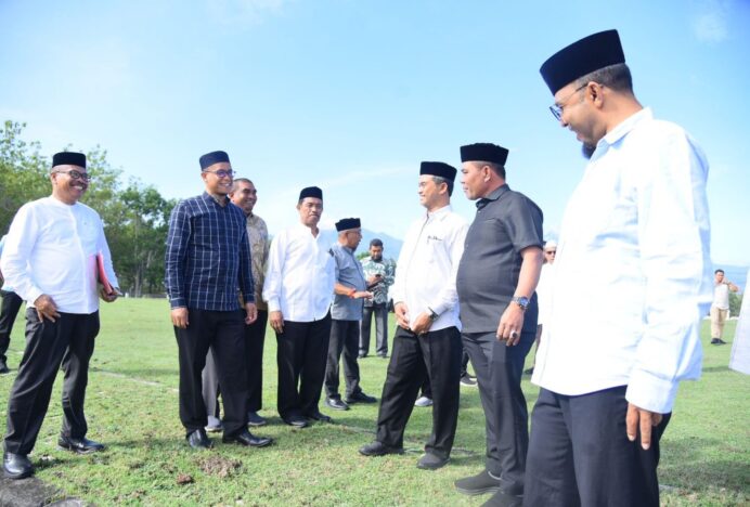 Bupati Aceh Besar Sambut Tim LPTQ Aceh di Meuligoe