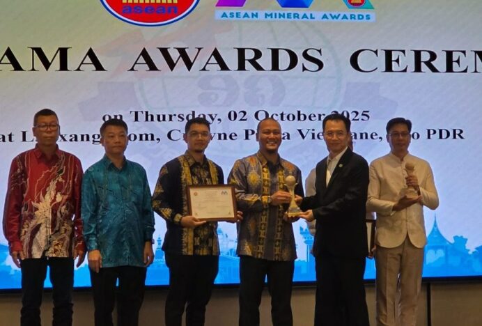 SBA Raih 1st Runner Up ASEAN Mineral Awards 2025