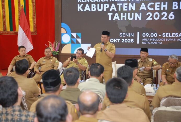 Bupati Aceh Besar Tegaskan Renja 2026 Harus Bawa Perubahan Nyata untuk Rakyat