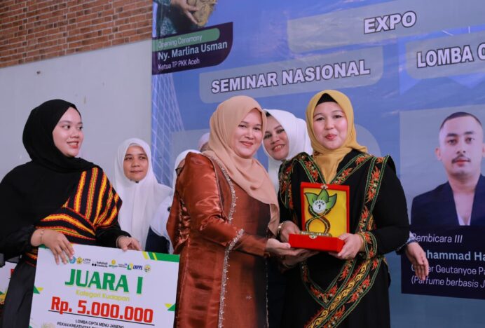 Aceh Besar Juara Umum Lomba Cipta Menu Janeng 2025