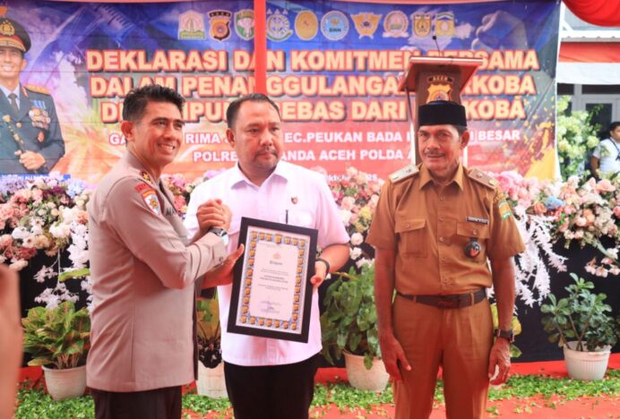 Polda Aceh Komitmen Cegah Narkotika: Bentuk dan Bina 94 KBDN di Seluruh Kabupaten/Kota