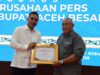 Ketua DPRK Aceh Besar Abdul Muchti Terima Prerana SPS Award 2025