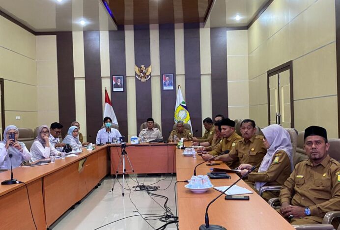 Bupati Aceh Besar Terima Tim Entry Meeting BPK RI Perwakilan Aceh