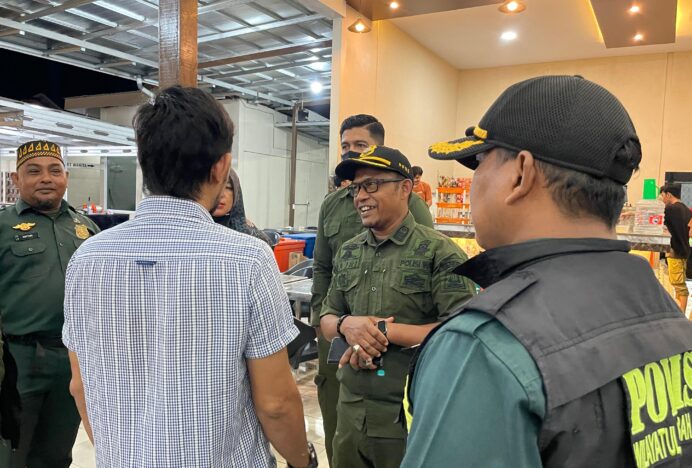 Satpol PP dan WH Aceh Besar Gelar Patroli Malam