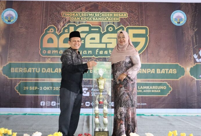 MIN 27 Aceh Besar Juara Umum ODEFEST 5, Tumbangkan Sekolah Unggulan Lain