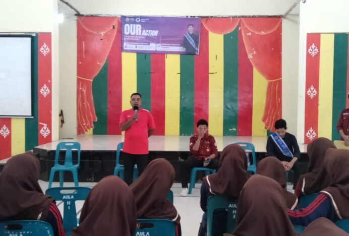 Himpunan Mahasiswa USK Gelar “Our Action” di MAN 4 Aceh Besar, Angkat Tema Bahaya Narkoba dan Cara Pencegahannya