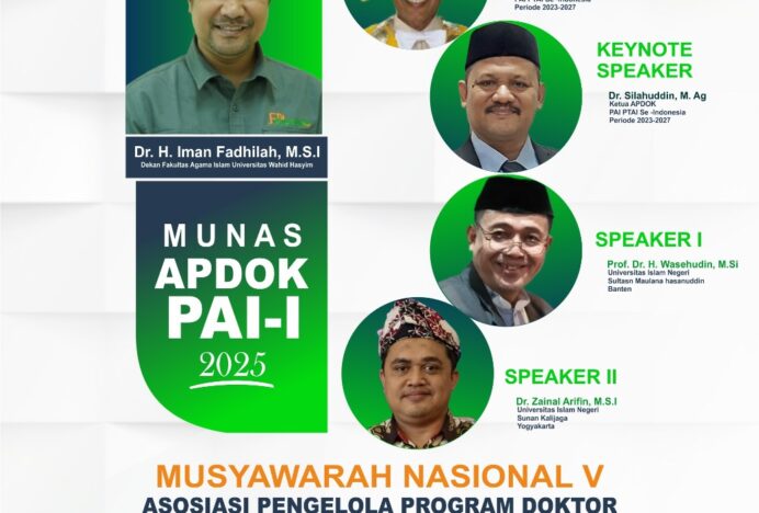 Munas APDOK PAI ke-5: Perkuat Akreditasi dan Kualitas Keilmuan Program Doktor PAI se-Indonesia