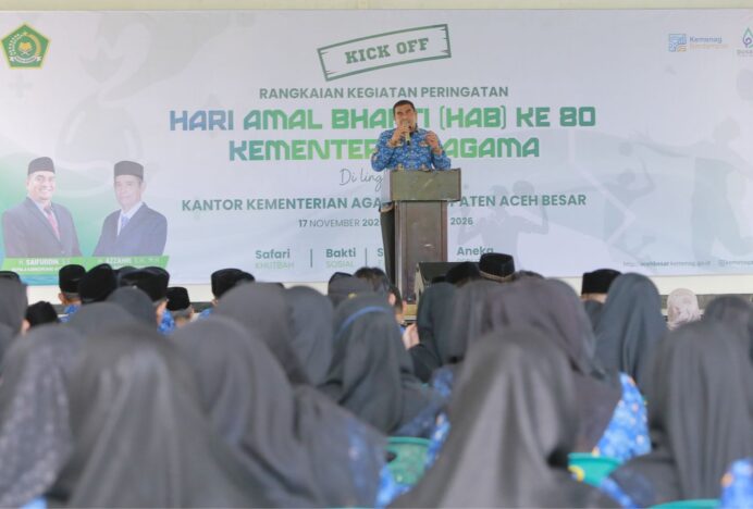 Rangkaian Kegiatan HAB ke-80 Dimulai, Kemenag Aceh Besar Gelar Kick Off Perdana