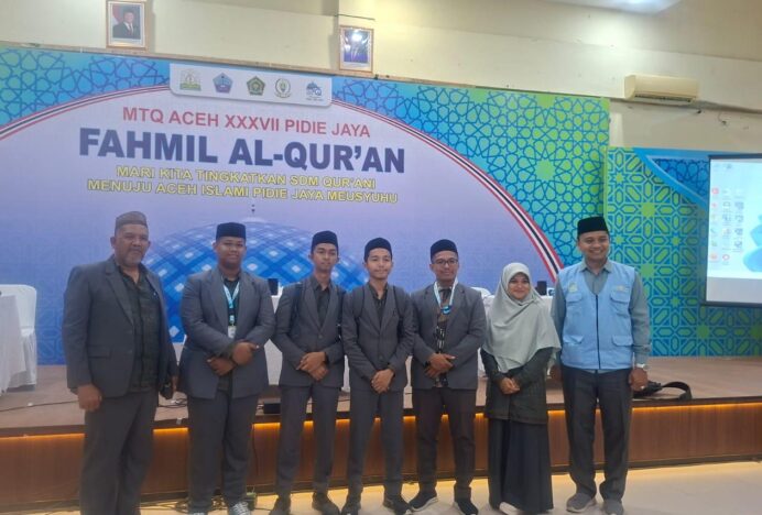 Banda Aceh Lolos ke Semifinal MTQ ke-37 Aceh Cabang Fahmil Putra