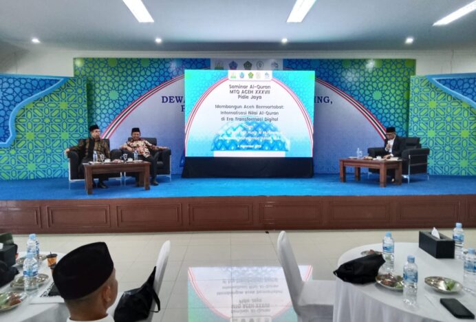 MTQ ke-37 Aceh di Pidie Jaya Diwarnai Seminar Al – Quran