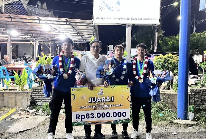 Siswa SMPN 3 Banda Aceh Raih Medali Emas Pada Ajang GSI 2025