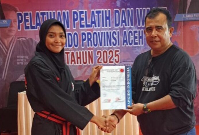 Hapkido Aceh Gelar Pelatihan Pelatih dan Wasit, Diikuti 80 Peserta