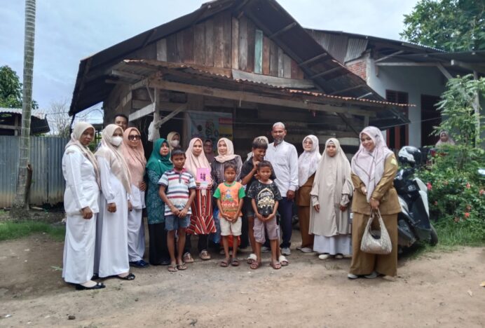 Peringati HKN ke-61, PERSAKMI Aceh Kunjungi Ibu Hamil KEK dan Anak Stunting di Aceh Besar