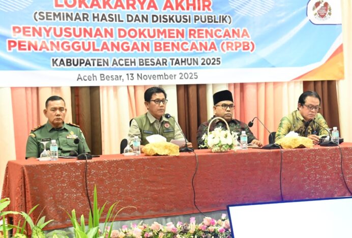 Aceh Besar Susun Rencana Penanggulangan Bencana 2025