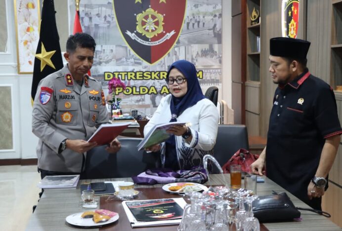 Polda Aceh dan Komnas Perempuan Perkuat Sinergi